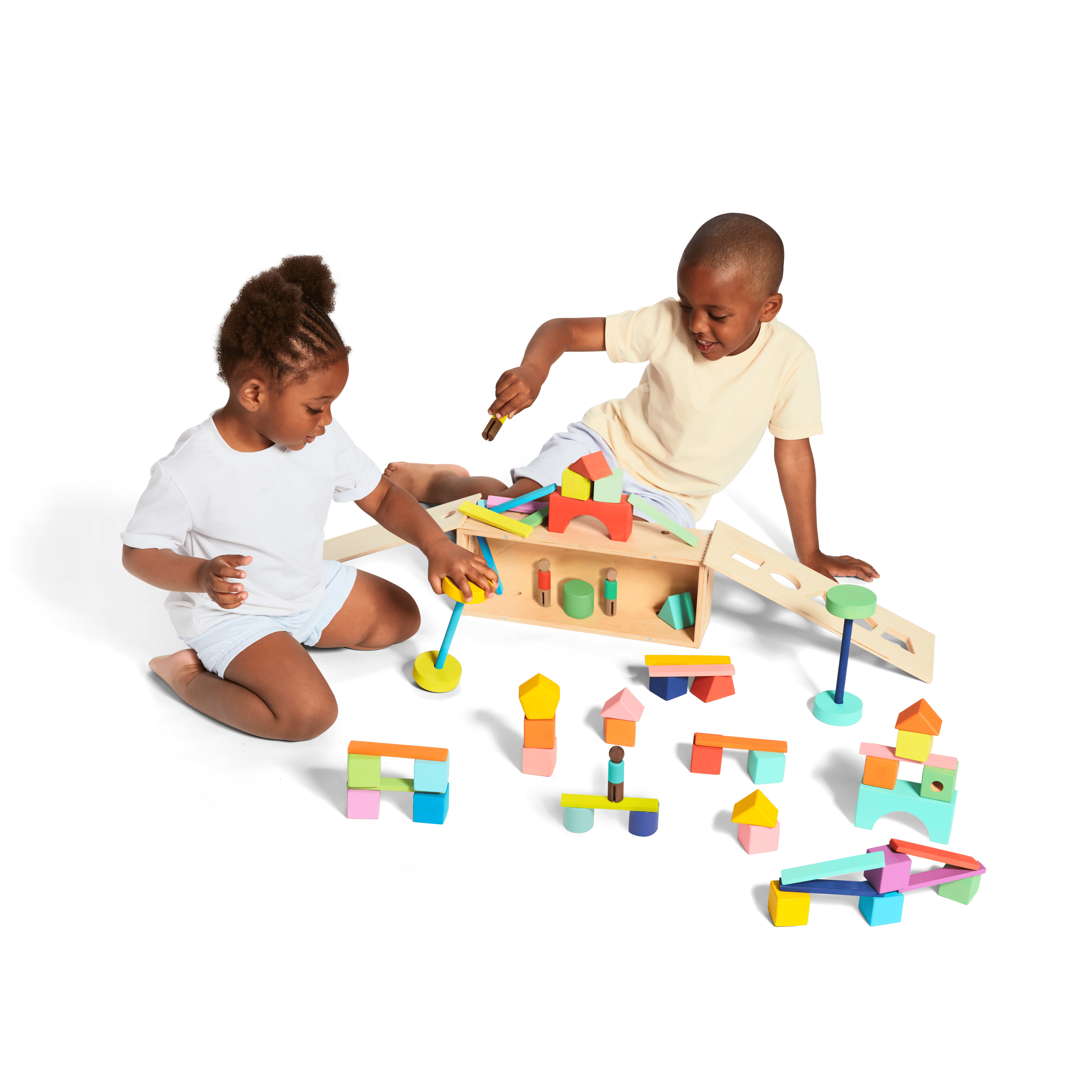 Build cities, act out stories, and create a world of wonder through open-ended play.